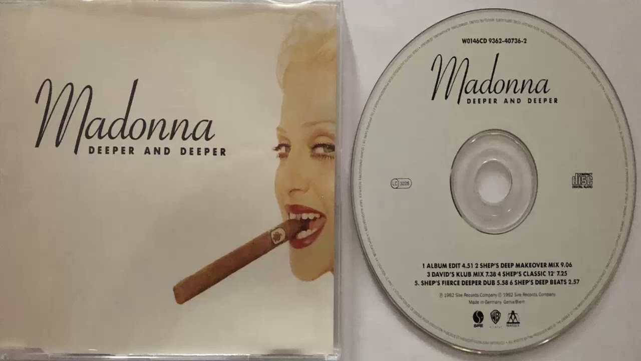 Madonna Deeper And deeper (Shep's Classic 12') (1992) (CD Maxi)
