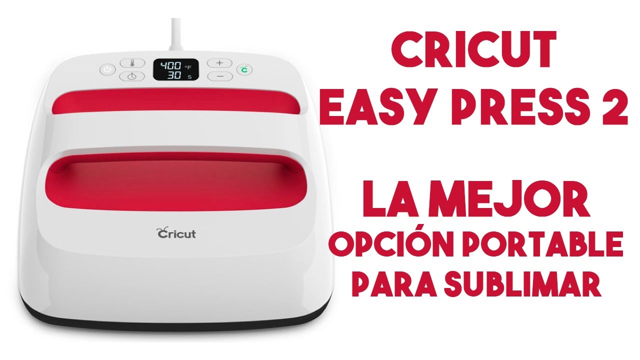 Cricut EasyPress 2 La plancha sublimadora portatil que NECESITAS😀