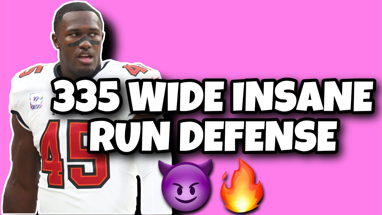 MADDEN 22 - NICKEL 335 WIDE BEST RUN DEFENSE SCHEME TO BAG ALL RUN 😈🔥 | MADDEN 22 TIPS AND TRICKS