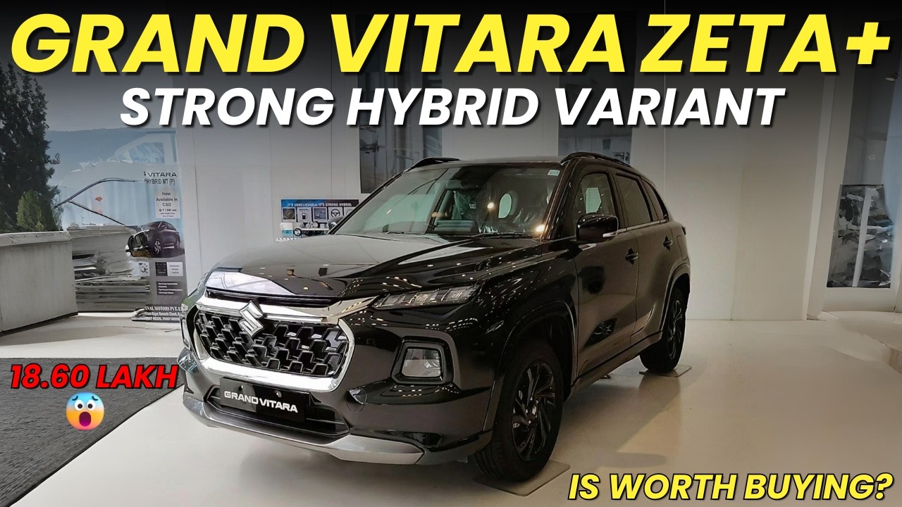 Grand Vitara Zeta+ Strong Hybrid Review | Mileage, Features & Price! Is Worth Buying?