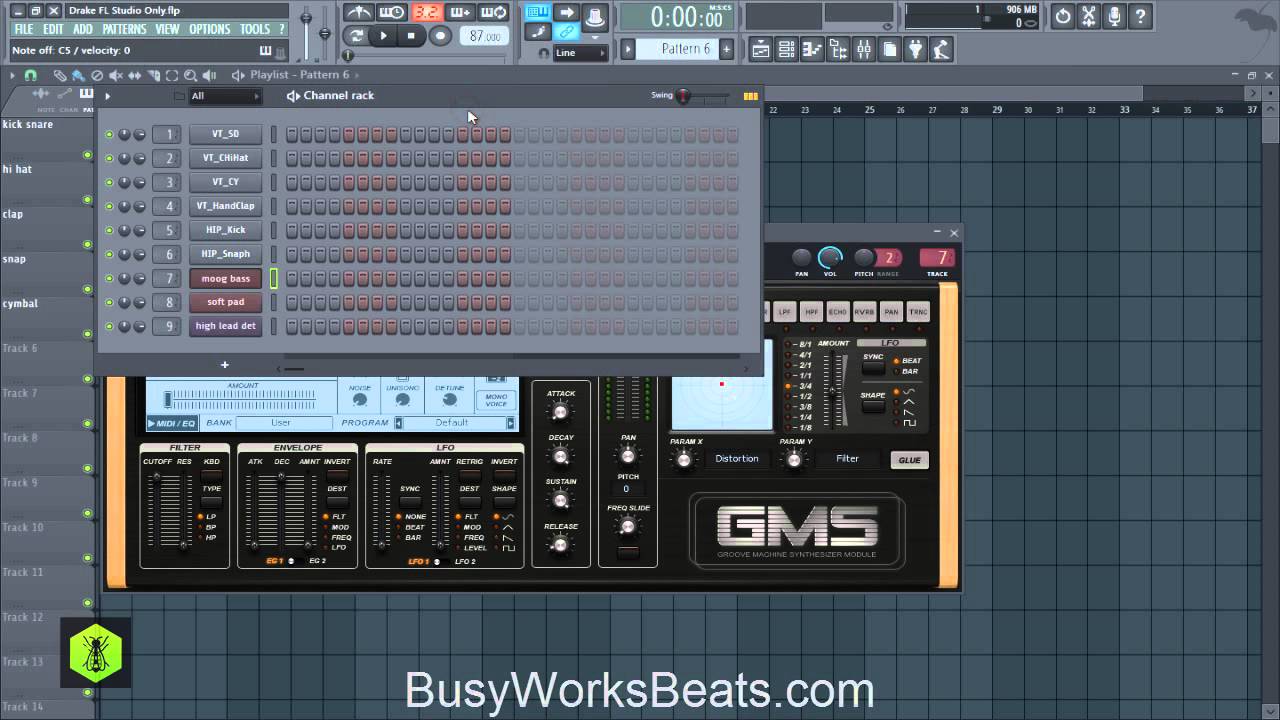 Drake Beat с использованием ТОЛЬКО плагинов FL Studio 12
