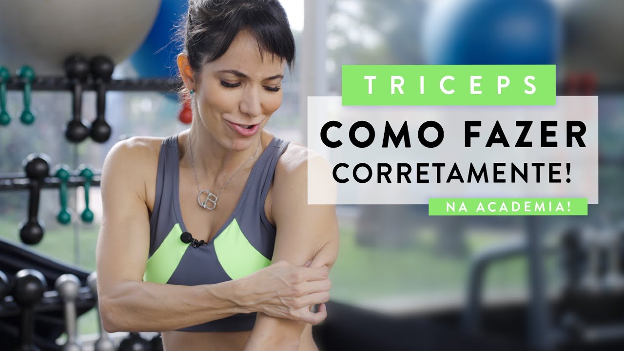 Como fazer TRICEPS no Banco na Academia? O que você está errando?  Carol Borba