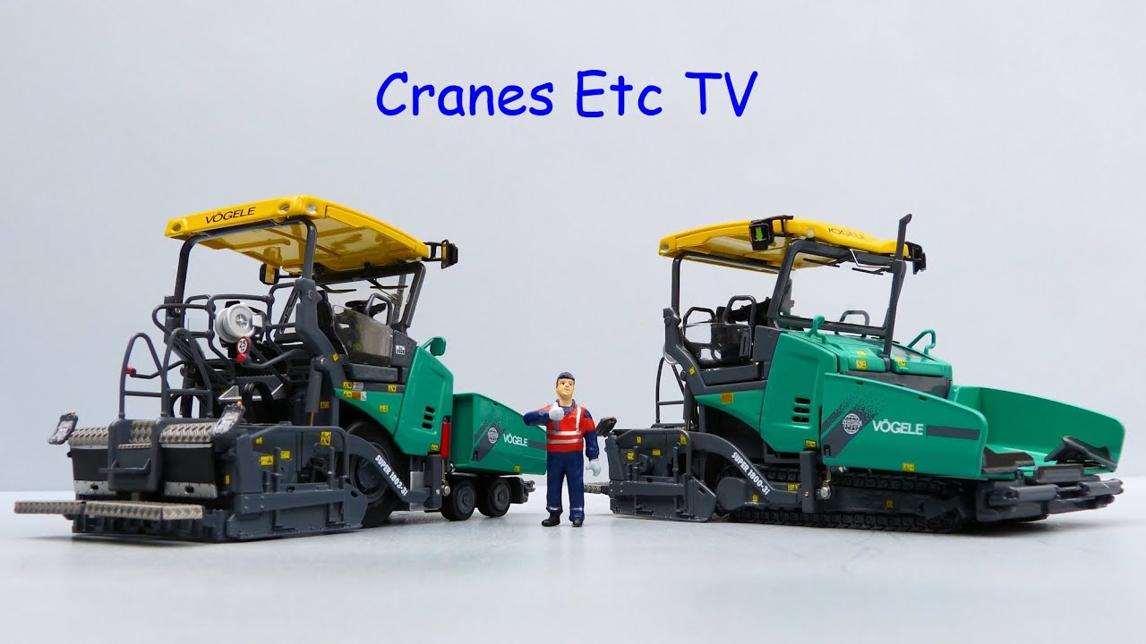 WSI Vögele Super 1803-3 Paver by Cranes Etc TV