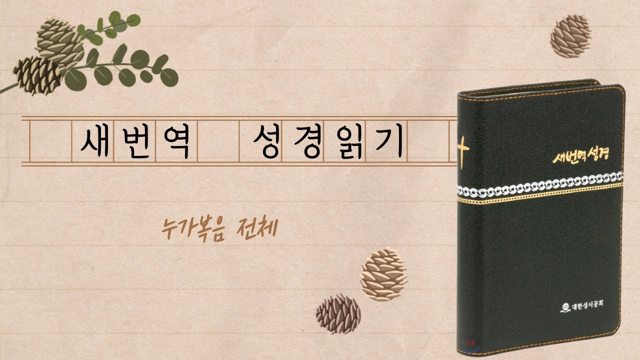 새번역 성경듣기 - 누가복음