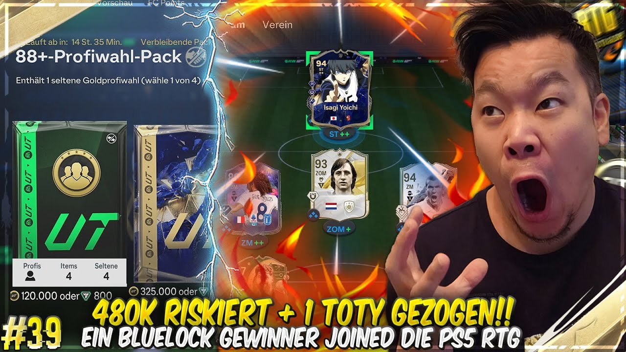 WIR RISKIEREN 480K COINS F&Uuml;R 4x PICKS 😱 TOTY GEZOGEN + DIE BESTE ST&Uuml;RMER EVO ALLER ZEITEN🔥🔥 PS5 FC25