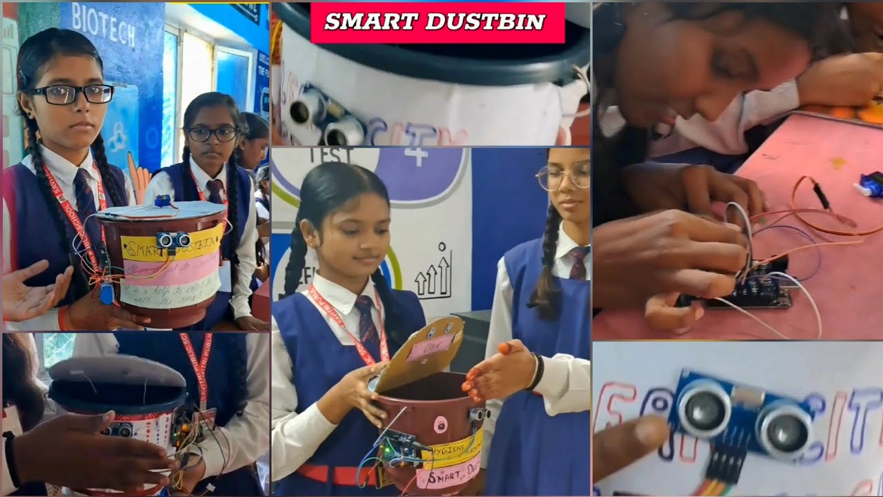 Smart Dustbin Project 🤖 | Class 9–12 Students Showcase | STEM Learning | Students Gallery
