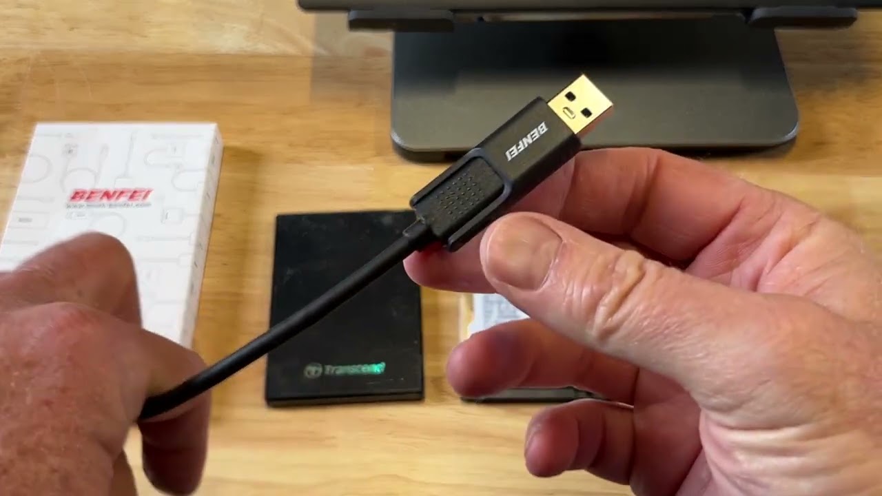 BENFEI SATA to USB Cable, 2in1 USB C⧸USB 3 0 to SATA III Hard Driver Adapter