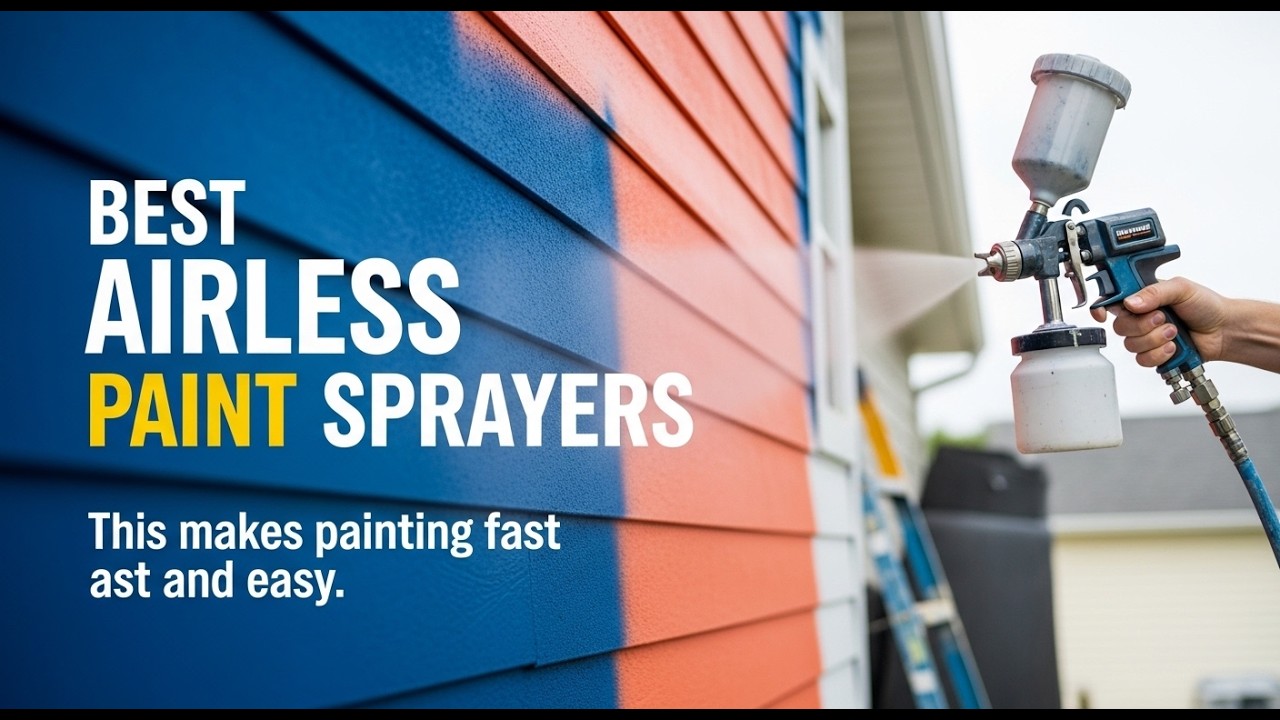 TOP 5 Best Airless Paint Sprayers 2026 | Airless Paint Sprayers That Are Actually Worth Your Money