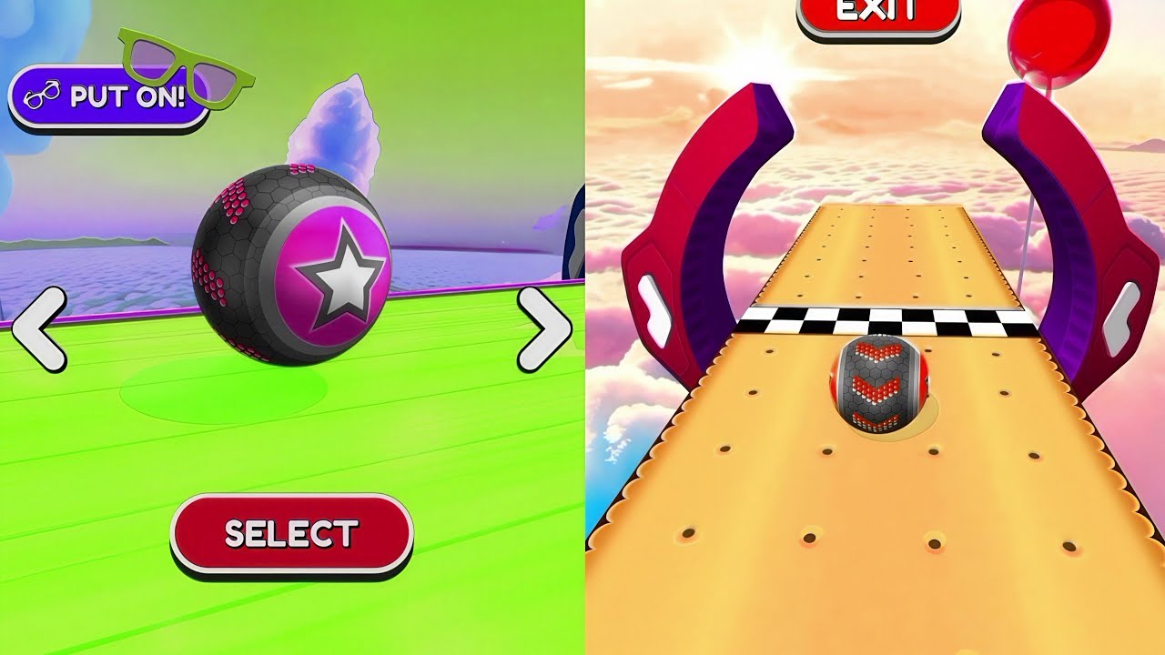 🧭🚧🛑Going Balls, SpeedRun Vs Reverse Video Gameplay Part 410