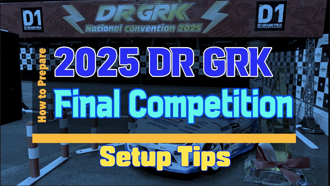 2025 DR GRK Fianl Competition Setup Tips (#grk #grk5 #shibata #drgrk #rc #drift #rcdrift)