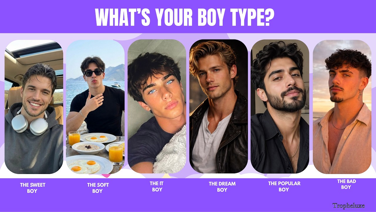 What's Your BOY TYPE?  | Aesthetic Personality Quiz