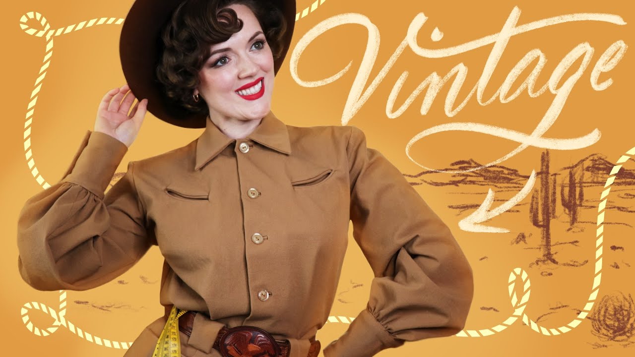 Yeehaw! Sewing 1940s Western Outfit
