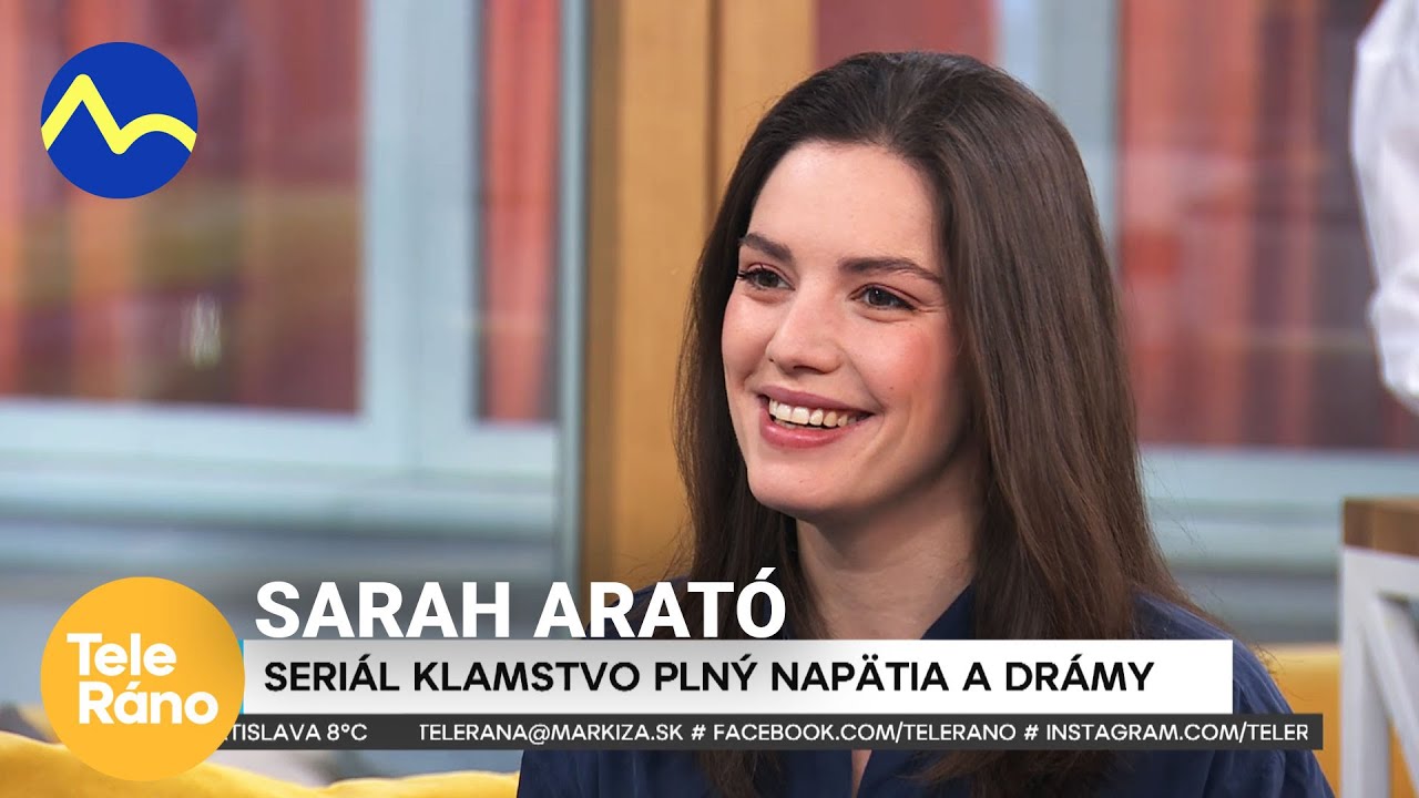 Sarah Arat&oacute; prezradila nieco zo seri&aacute;lu Klamstvo | Teler&aacute;no
