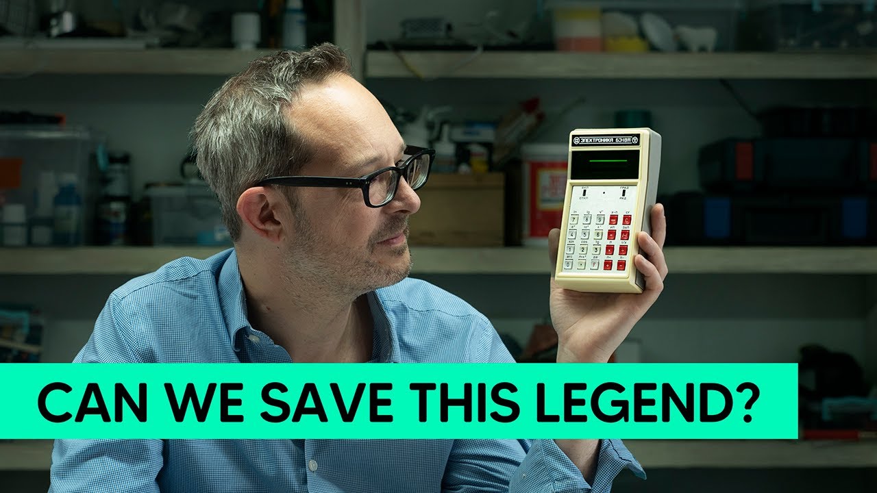 Scientific calculator restoration! Will her display shine again?