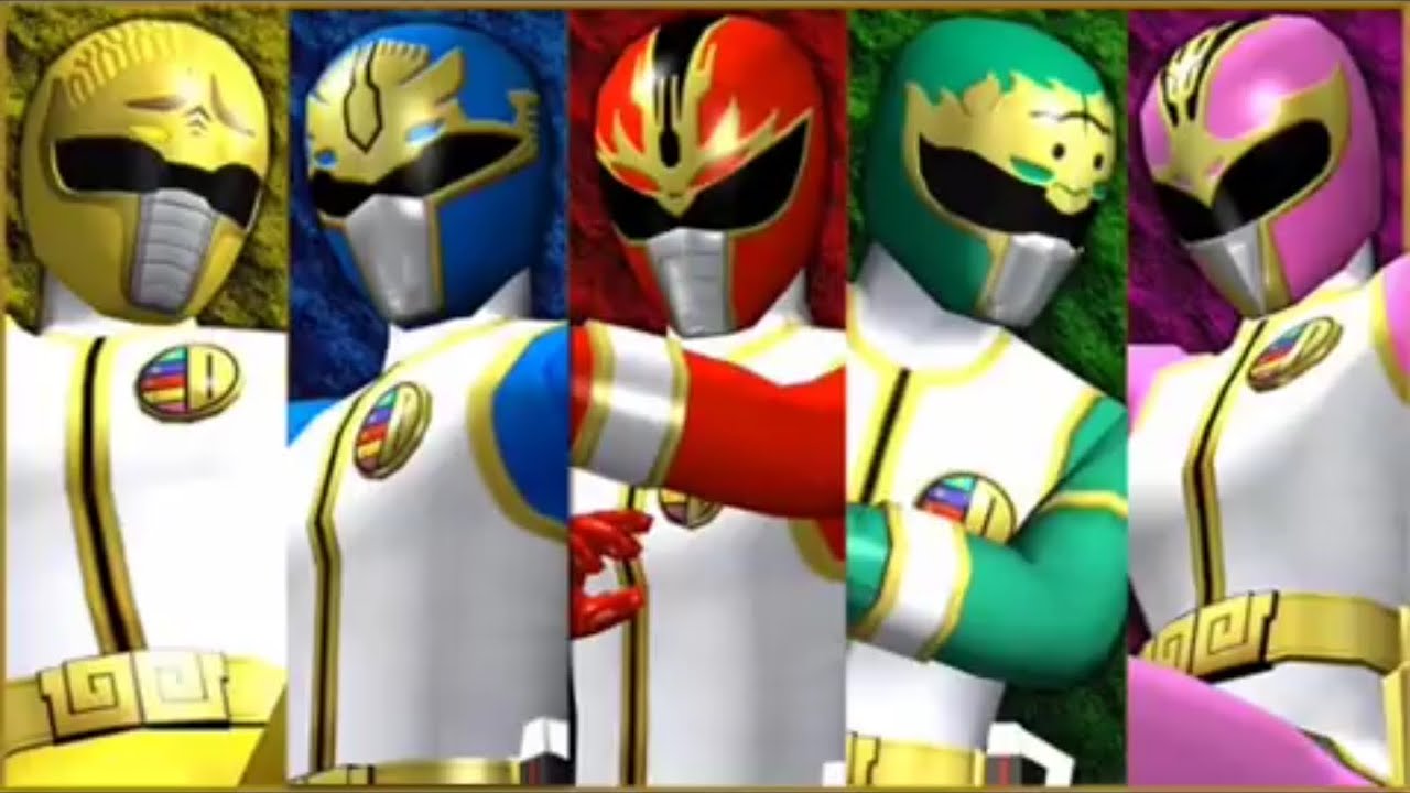 Gosei Sentai Dairanger all weapons (Mighty Morphin Power Rangers)