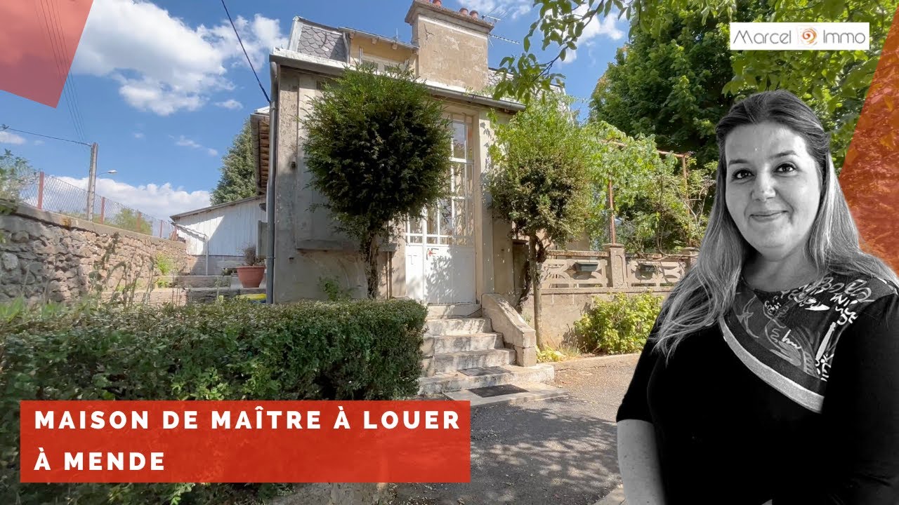 Maison de maître en location à Mende - Marcel Immo