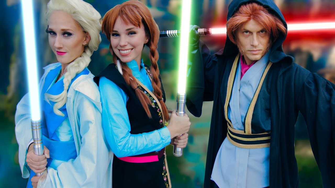 FROZEN meets STAR WARS - Behind the Scenes! (w/ PlayShip)