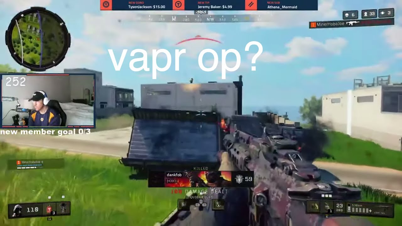 this gun is so bad but good! 16 kills - Blackout Solos