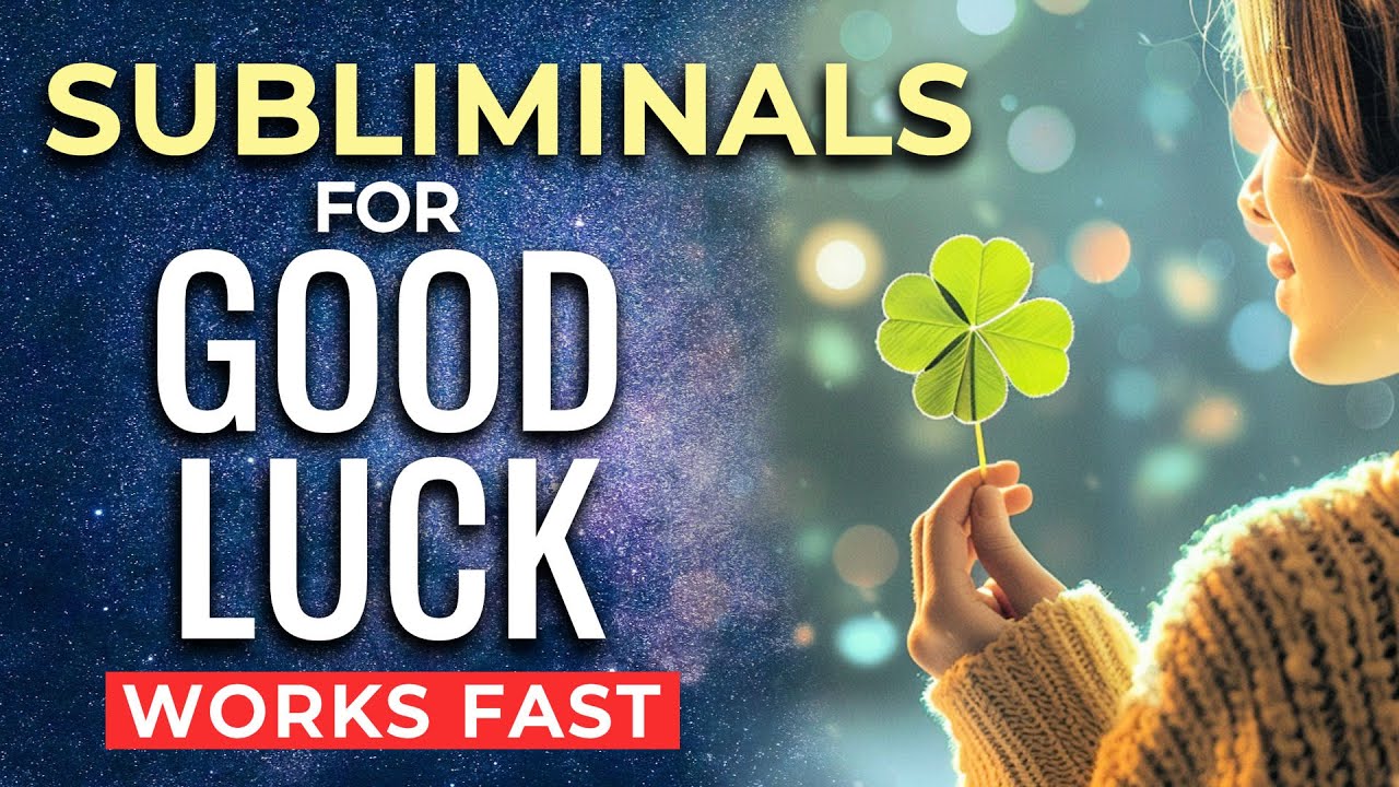 SUBLIMINAL Affirmations for GOOD LUCK ★ Subliminals to Program Your Subconscious to Manifest LUCK