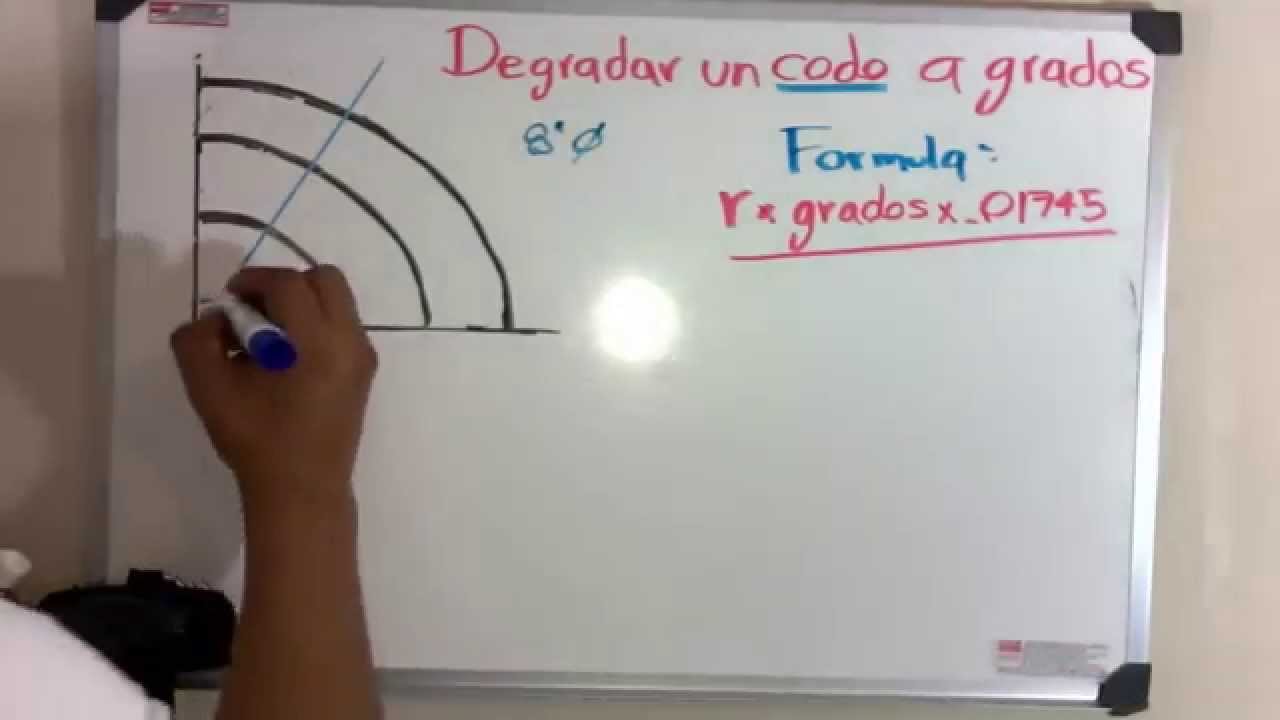 Tuberia industrial codo degradado