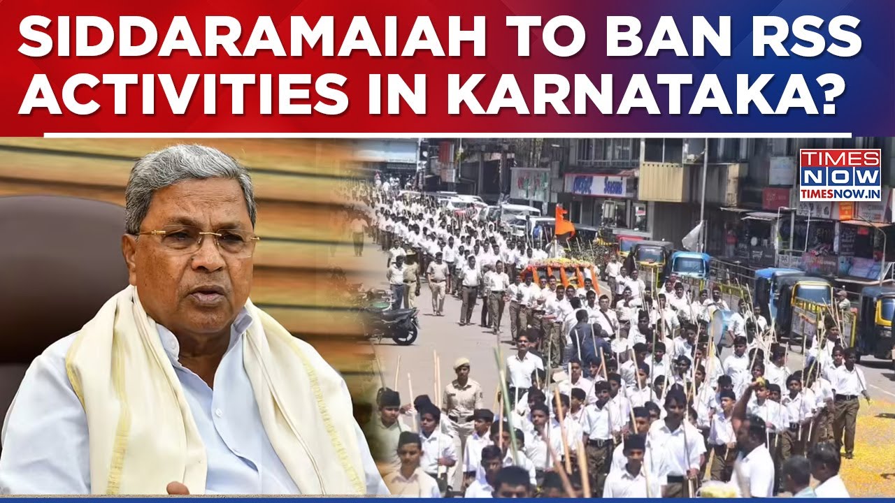 Siddaramaiah To Ban RSS Activites? Here's What The Karnataka CM Said After Kharge Writes To Ban