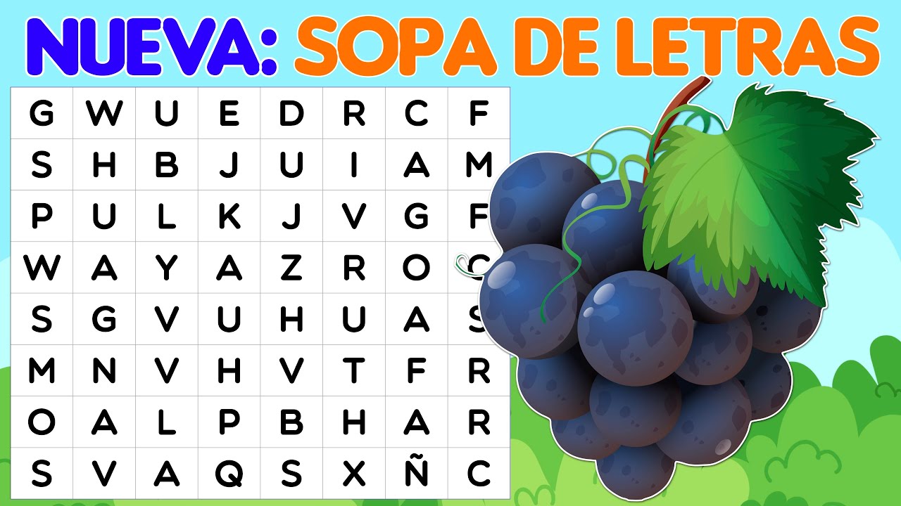 Sopa de Letras 😉 Juegos Visuales Mentales 🔥MEMORIA y CONCENTRACIÓN