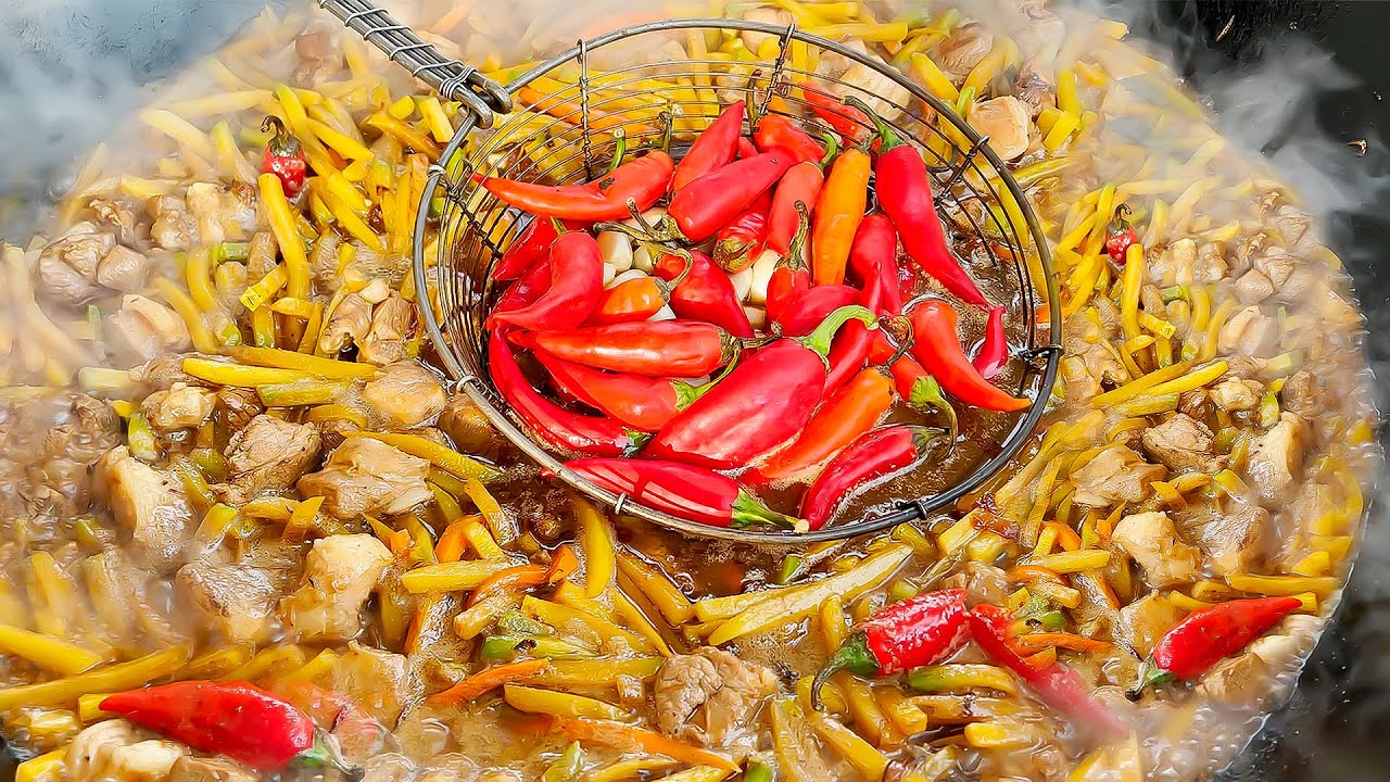РЕЦЕПТ НА ТРАДИЦИОННЫЙ УЗБЕКИСТАН ПЛОВ (ПИЛАФ)! НАСТОЯЩАЯ УЛИЦА КУХНЯ!