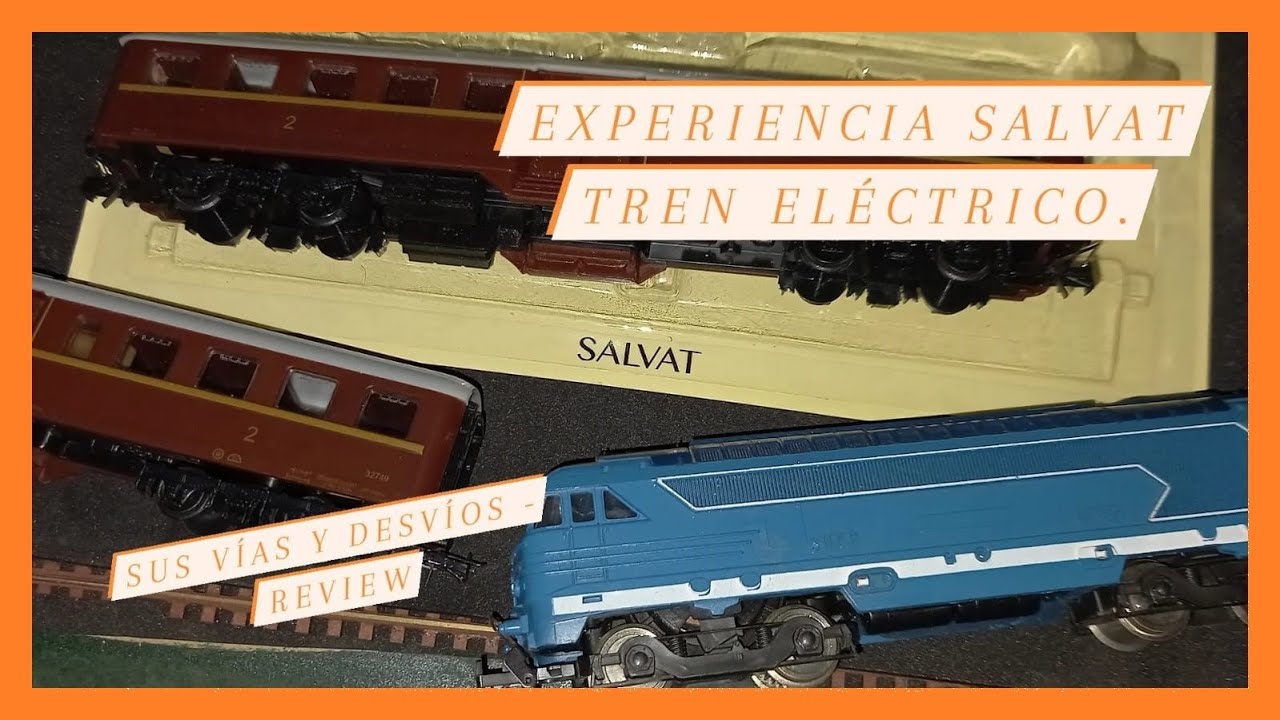 ⚠️💥Maqueta Tren Eléctrico Salvat | Escala HO | Experiencia con sus vías y desvíos | Ferromodelismo⚠️