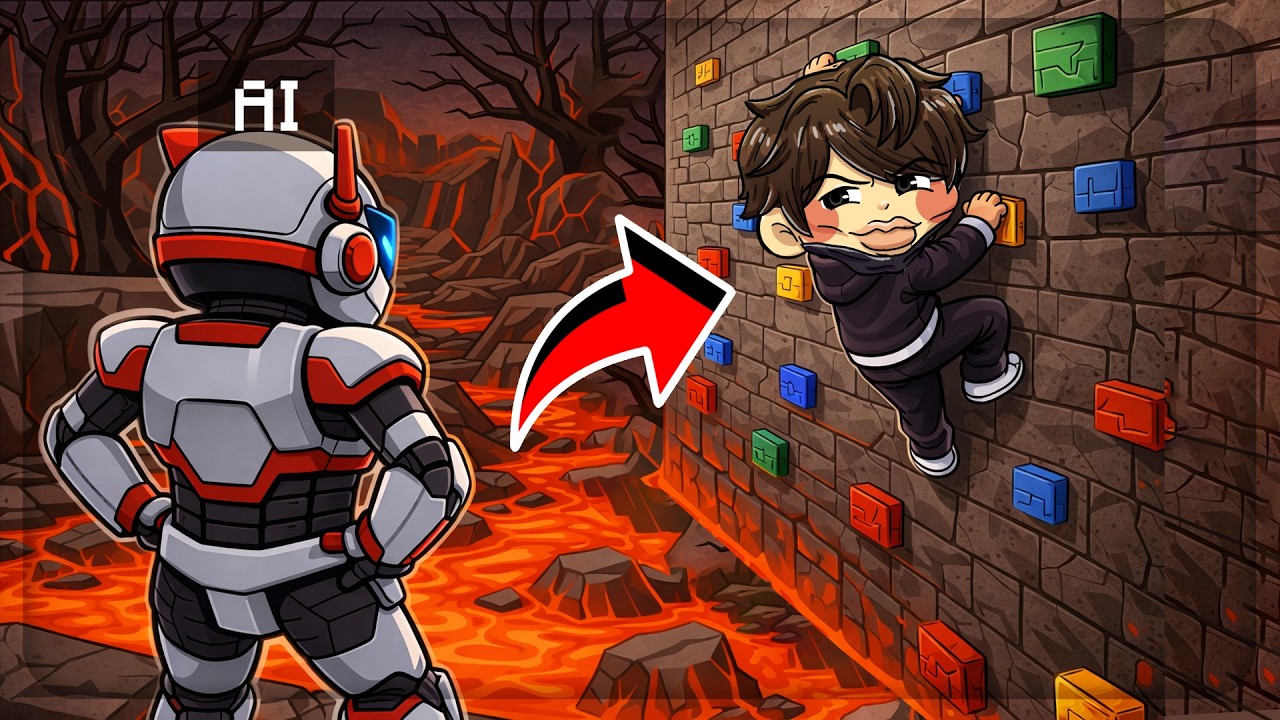 SPEEDRUN PARKOUR DENGAN AI