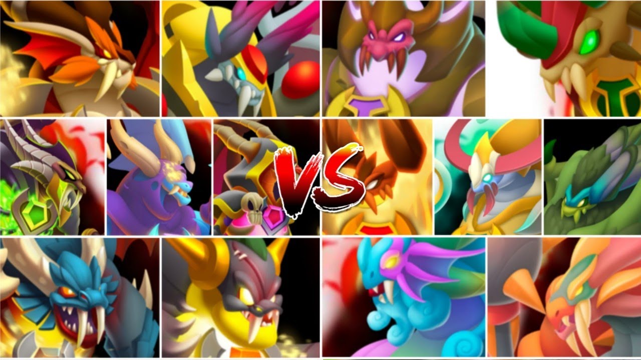 Dragon City Tournament : TEAM VAMPIRE VS TEAM CORRUPTED