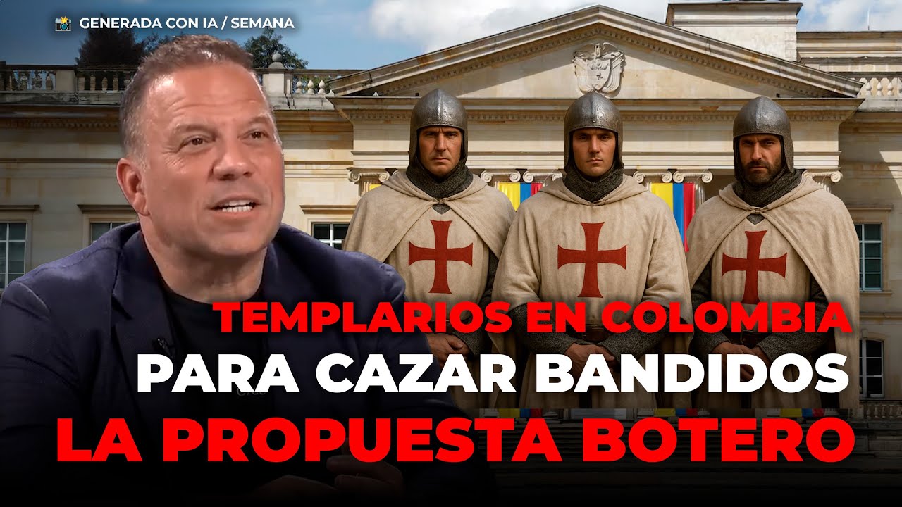 Templarios para cazar bandidos: propuesta de Santiago Botero si llega a la presidencia de Colombia