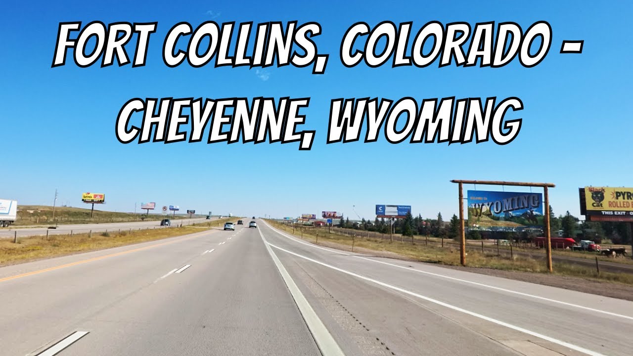 Fort Collins, Colorado to Cheyenne, Wyoming! Drive with me to Wyoming!