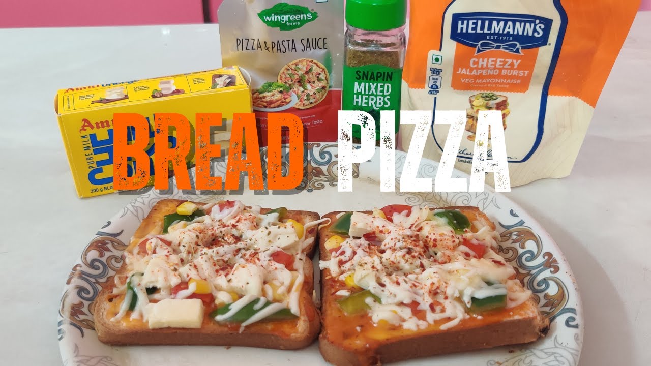 Simple and Easy Bread Pizza Recipe || బ్రెడ్ పిజ్జా||how to make bread pizza