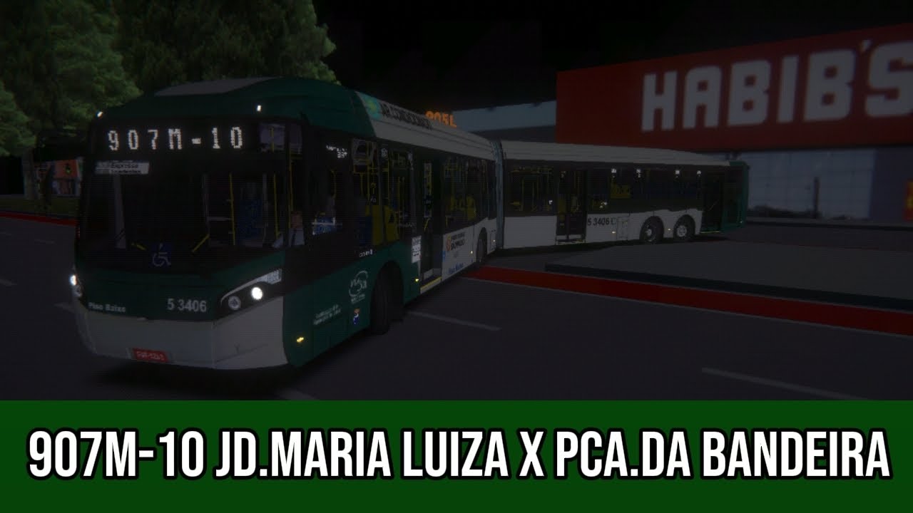 🟢 PBSC | Caio Millennium BRT I Super articulado | Linha 907M-10 Jd.maria Luiz X PCA.Da bandeira 🟢
