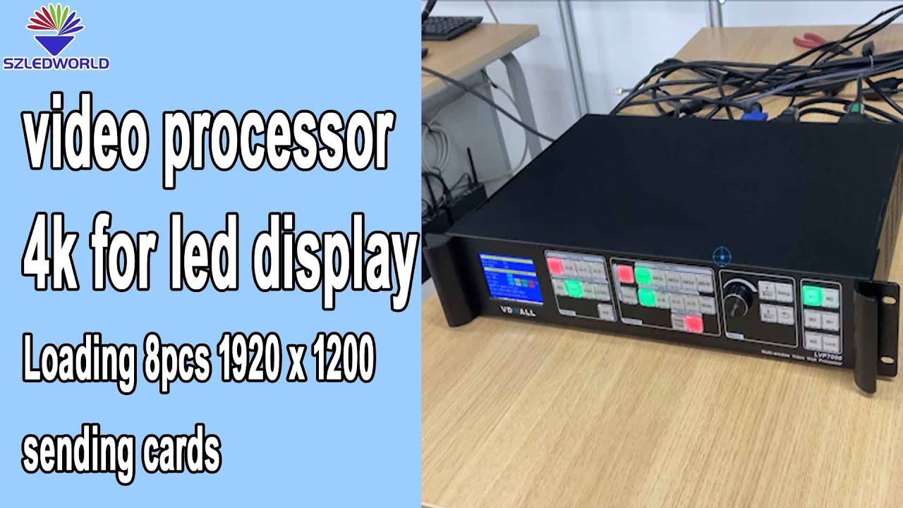 видеопроцессор 4k управление/настройка для видеостены со светодиодным экраном - руководство  LVP7000