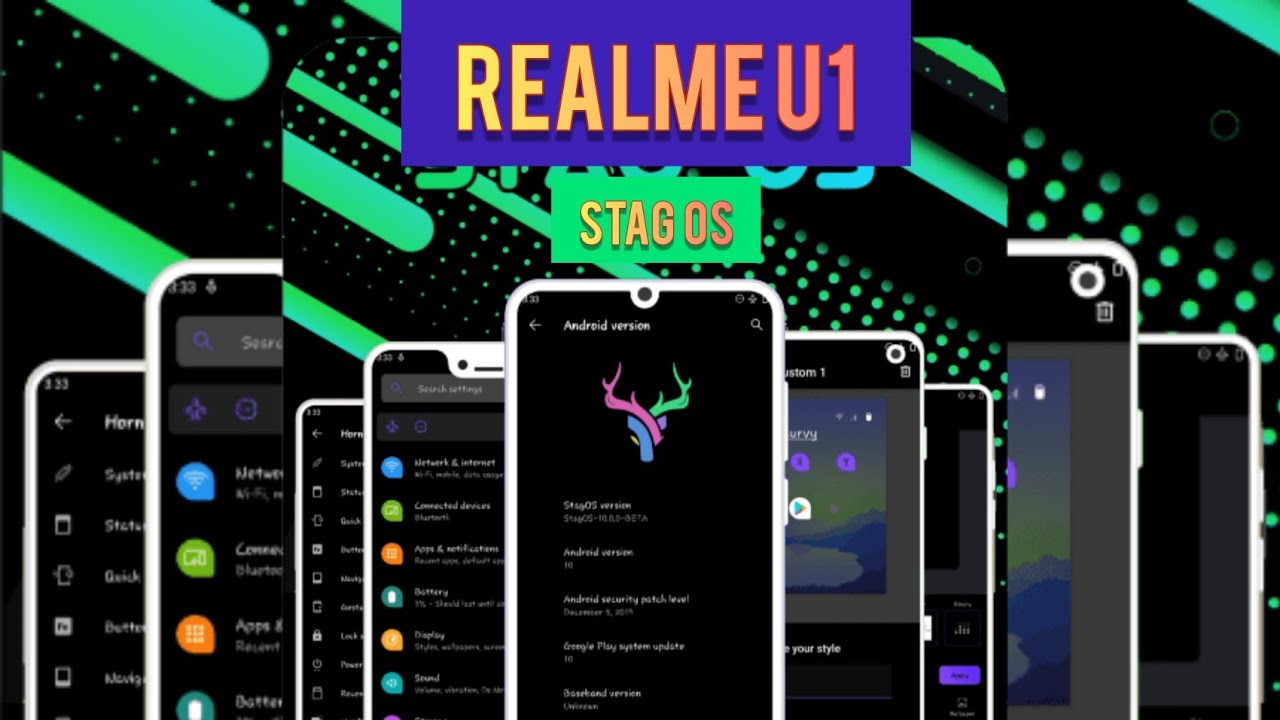 How to inatall Realme U1 Android 10 custom rom | step by step guide | Stag Os Rom |