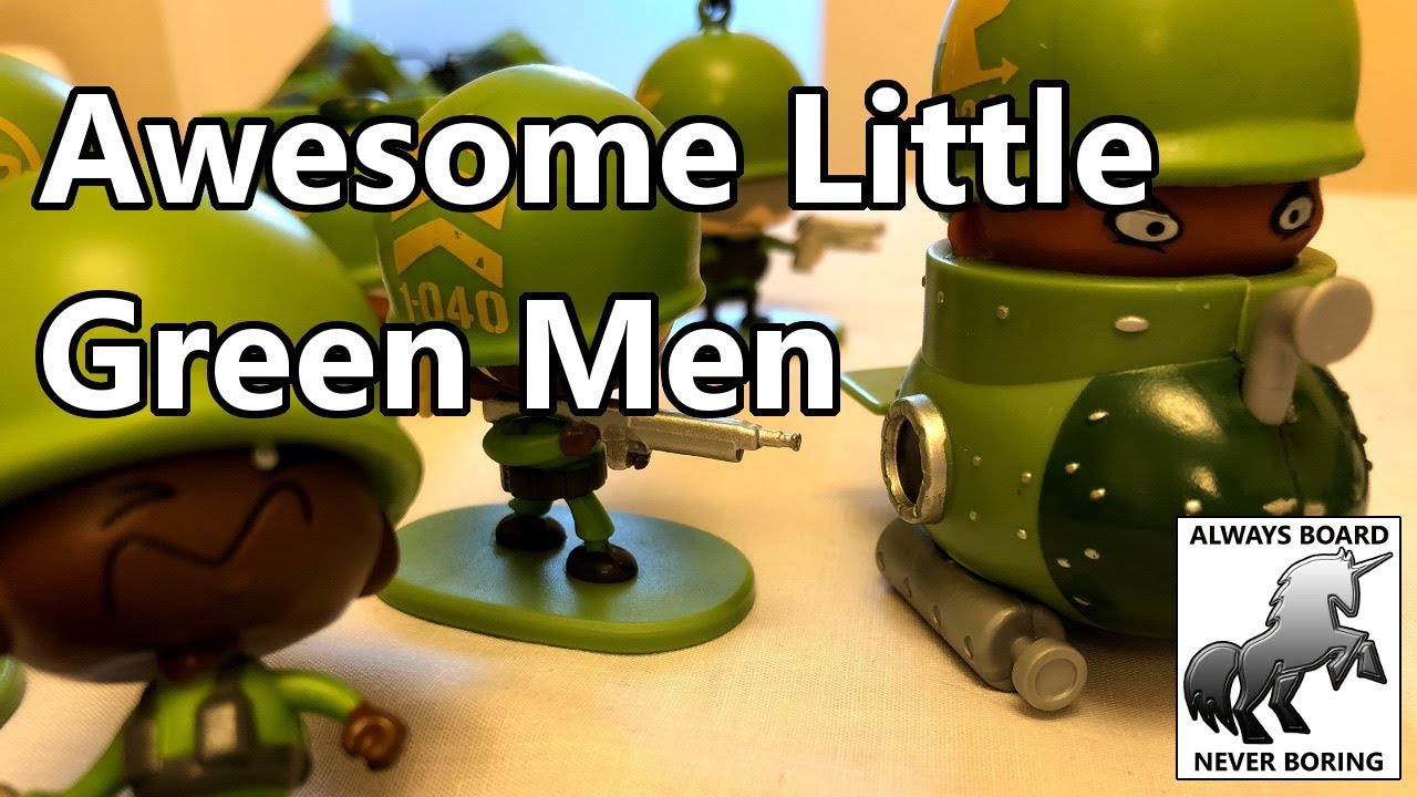 Awesome Little Green Men - Series 1 Battle Pack Unboxing & Review