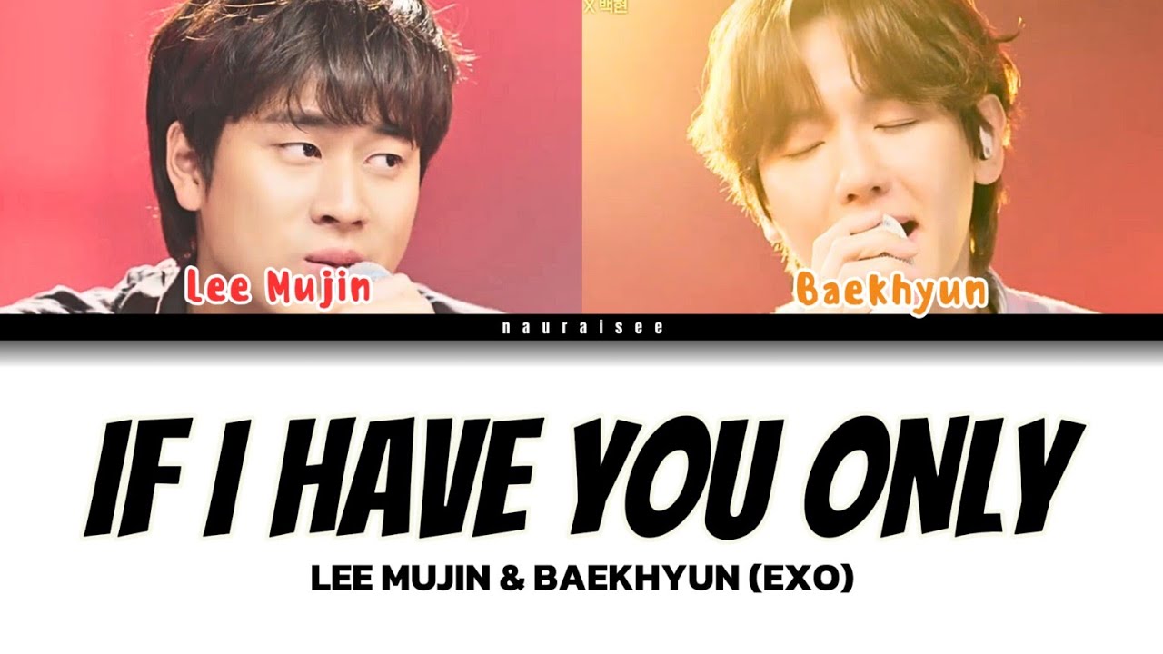 LEE MUJIN & BAEKHYUN (EXO) - IF I HAVE YOU ONLY (ORIGINAL BY (My love X Nerd Connection) || lyrics