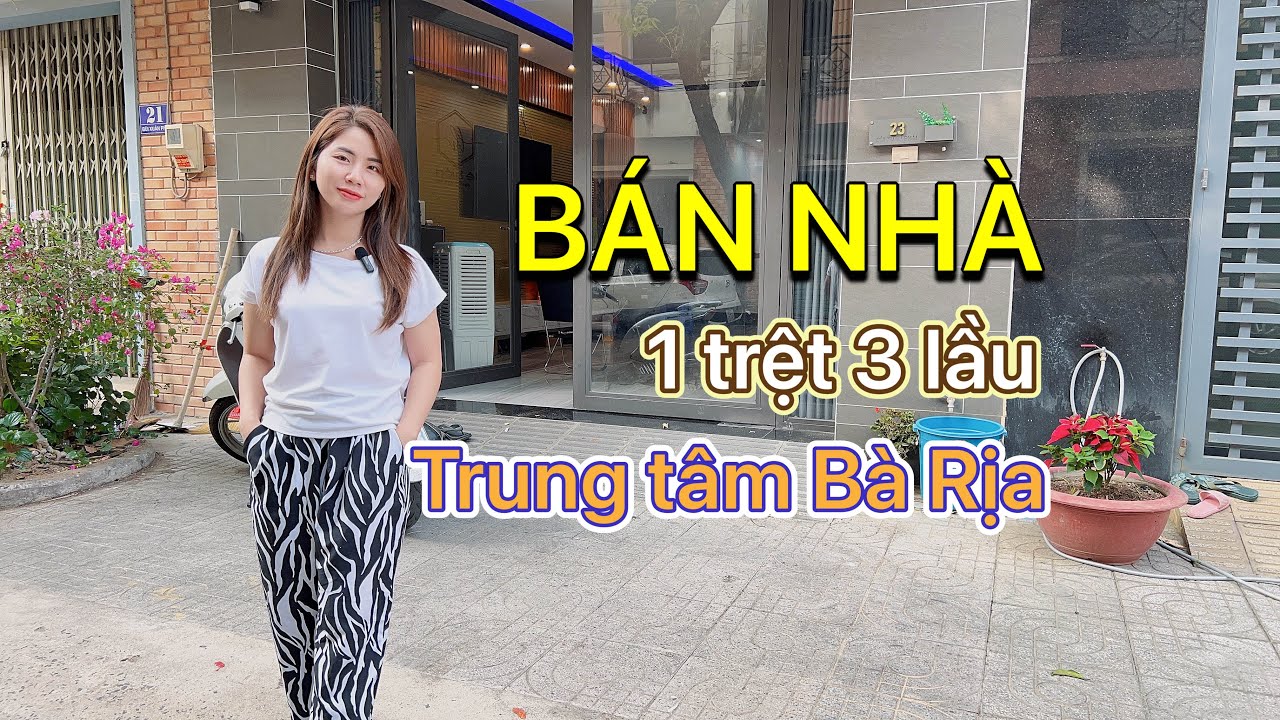 Bán nhà 1 trệt 3 lầu trung tâm Tp Bà Rịa - có 360 @sotaynhadat