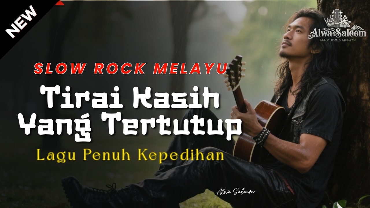 🎵 Tirai Kasih Yang Tertutup – Alwa Saleem | Slow Rock Melayu Penuh Kepedihan