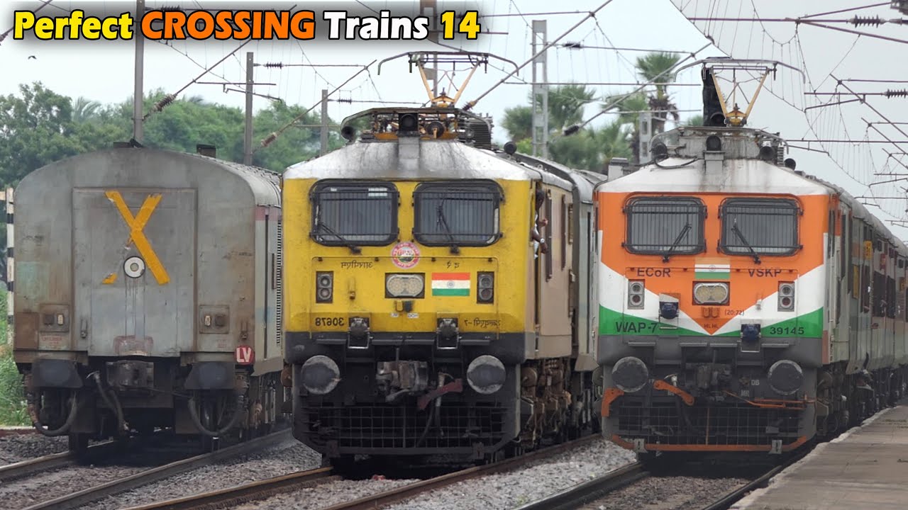 Perfect CROSSING Trains 14 | 850K Subscribers SPECIAL Video | FATV Episode No #129 | Indian Railways