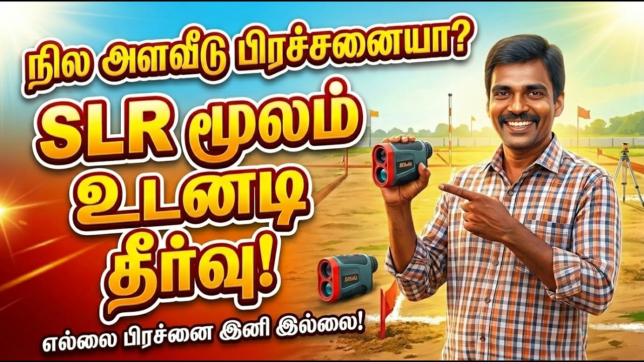 நில அளவீடு பிரச்சனையா? 📏🏡 SLR மூலம் உடனடி தீர்வு! ✅
