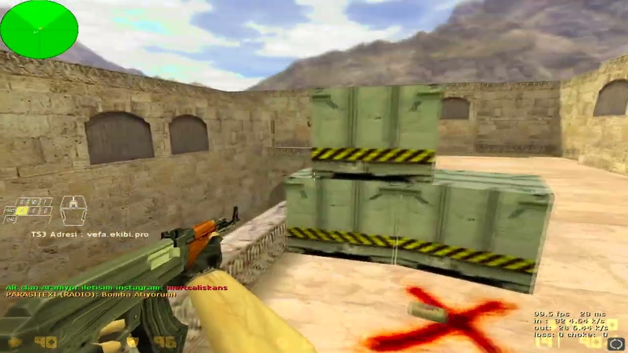 HİLEYLE BİLE OYNAYAMIYORSUN !! - CS 1.6 Public