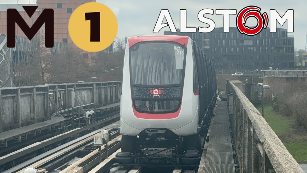 (MÉTRO ALSTOM BOA) Trajet Complet Entre CHU Eurasanté Et 4 Cantons Stade Pierre Mauroy Rame Mc 216 