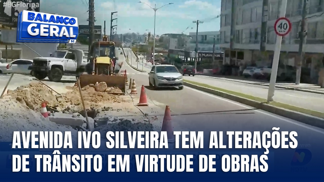 Obra emergencial muda trânsito na Ivo Silveira nesta quinta-feira (05)
