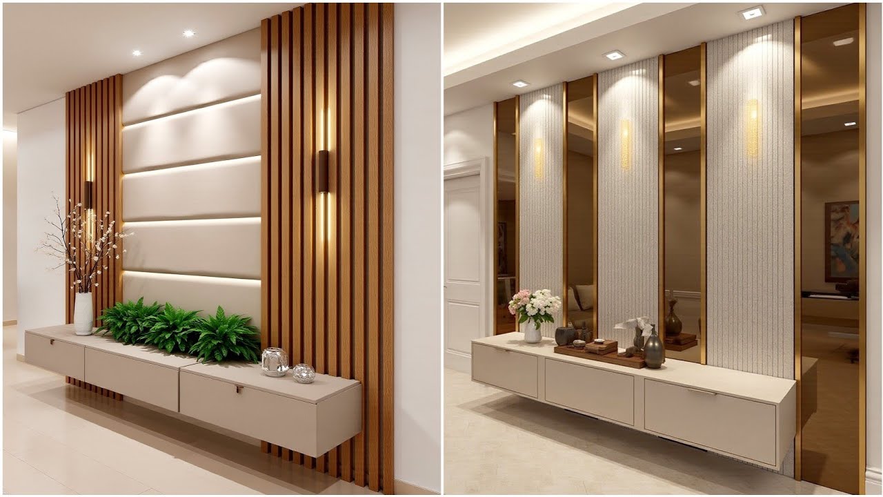 100 Ideas Modernas de Decoración de Paredes 2025 Revestimientos Elegantes para Interiores del Hogar