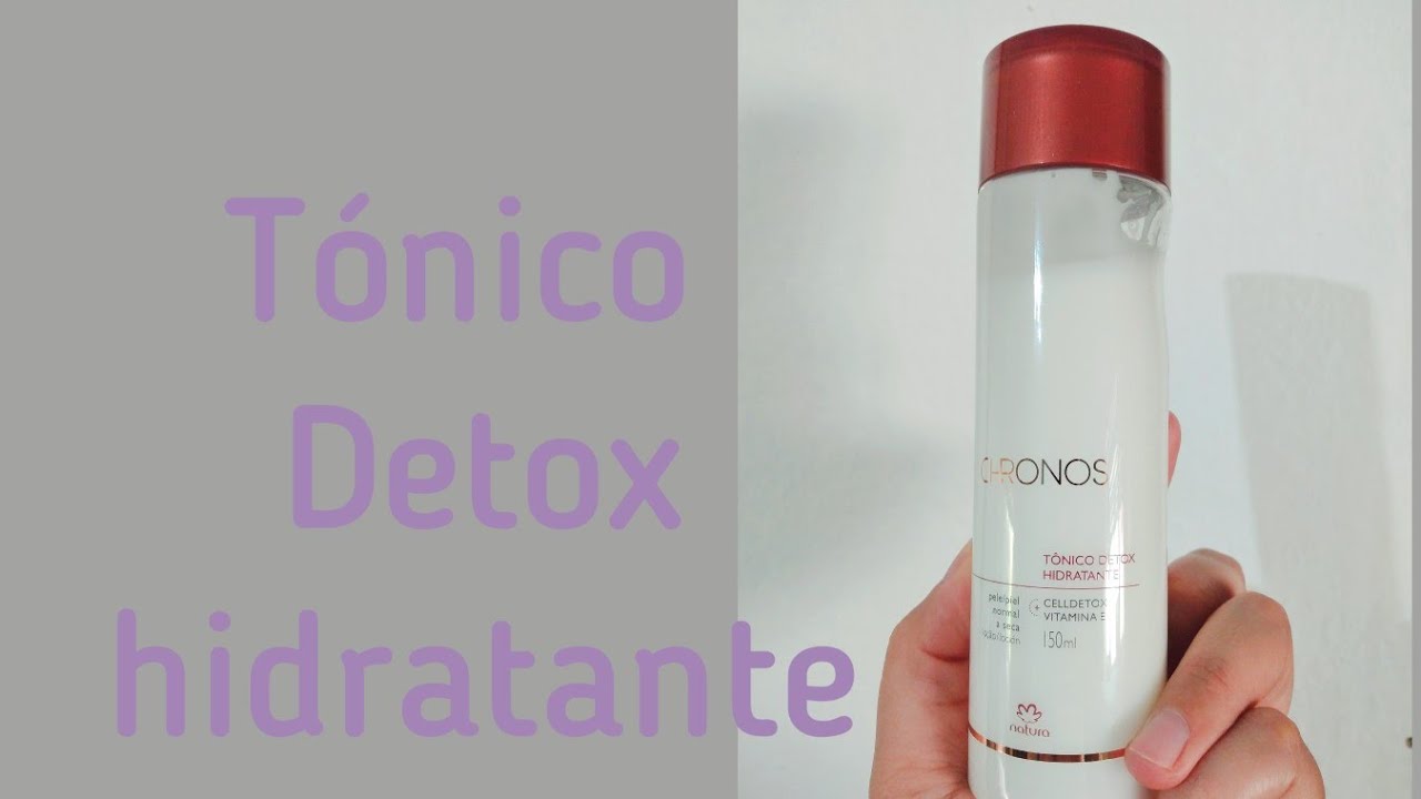 ✅️Reseña Tónico hidratante Detox Chronos Natura