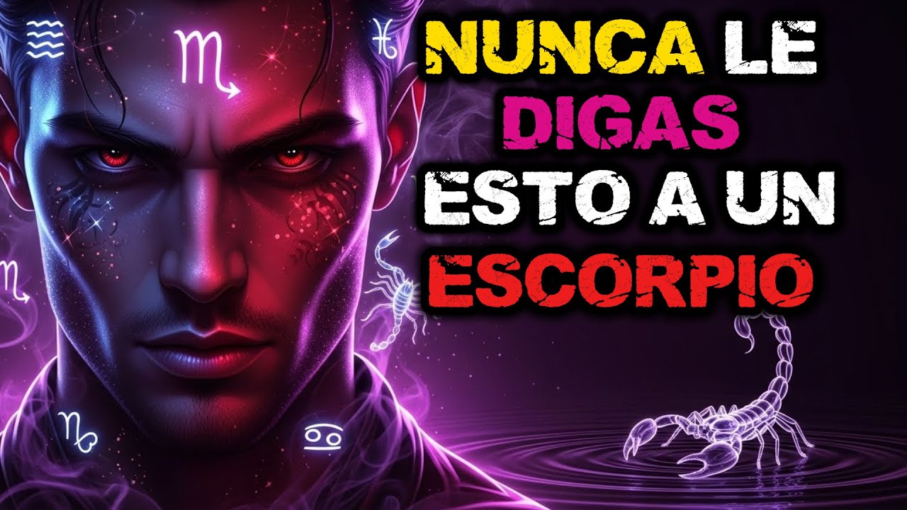 COSAS que NO debes decirle a un Escorpio 🦂