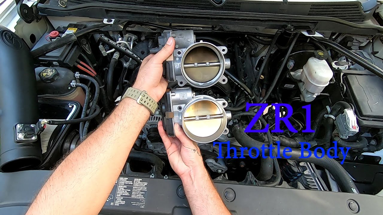 Дроссельная заслонка ZR1 LT5 для моего 6,2-литрового Sierra!