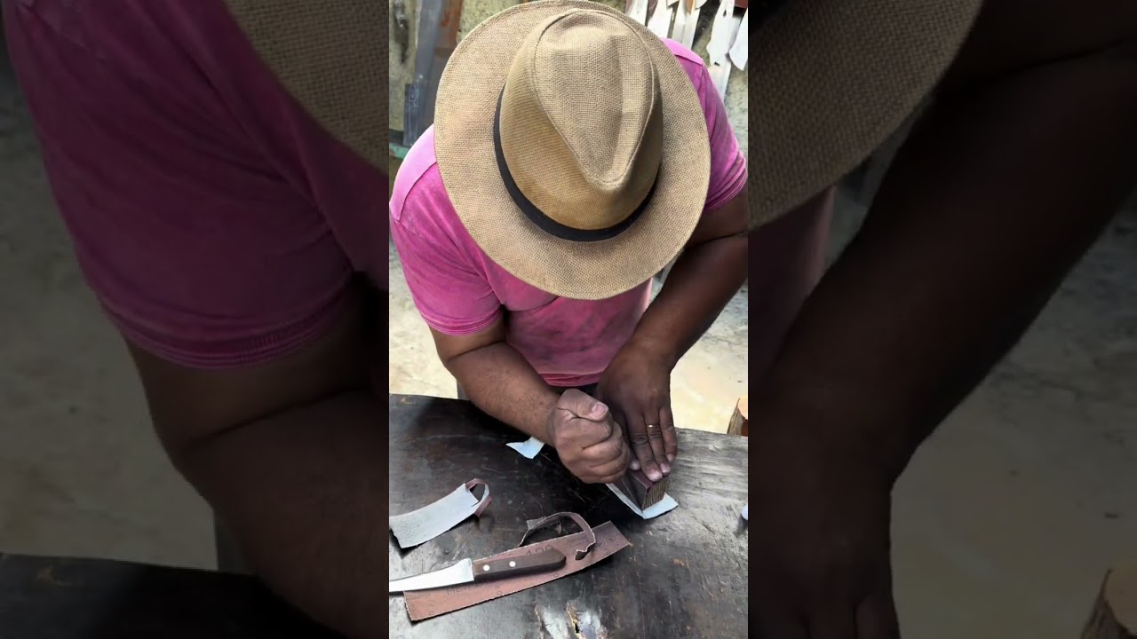 Como afiar uma faca do jeito fácil  e rápido!!!